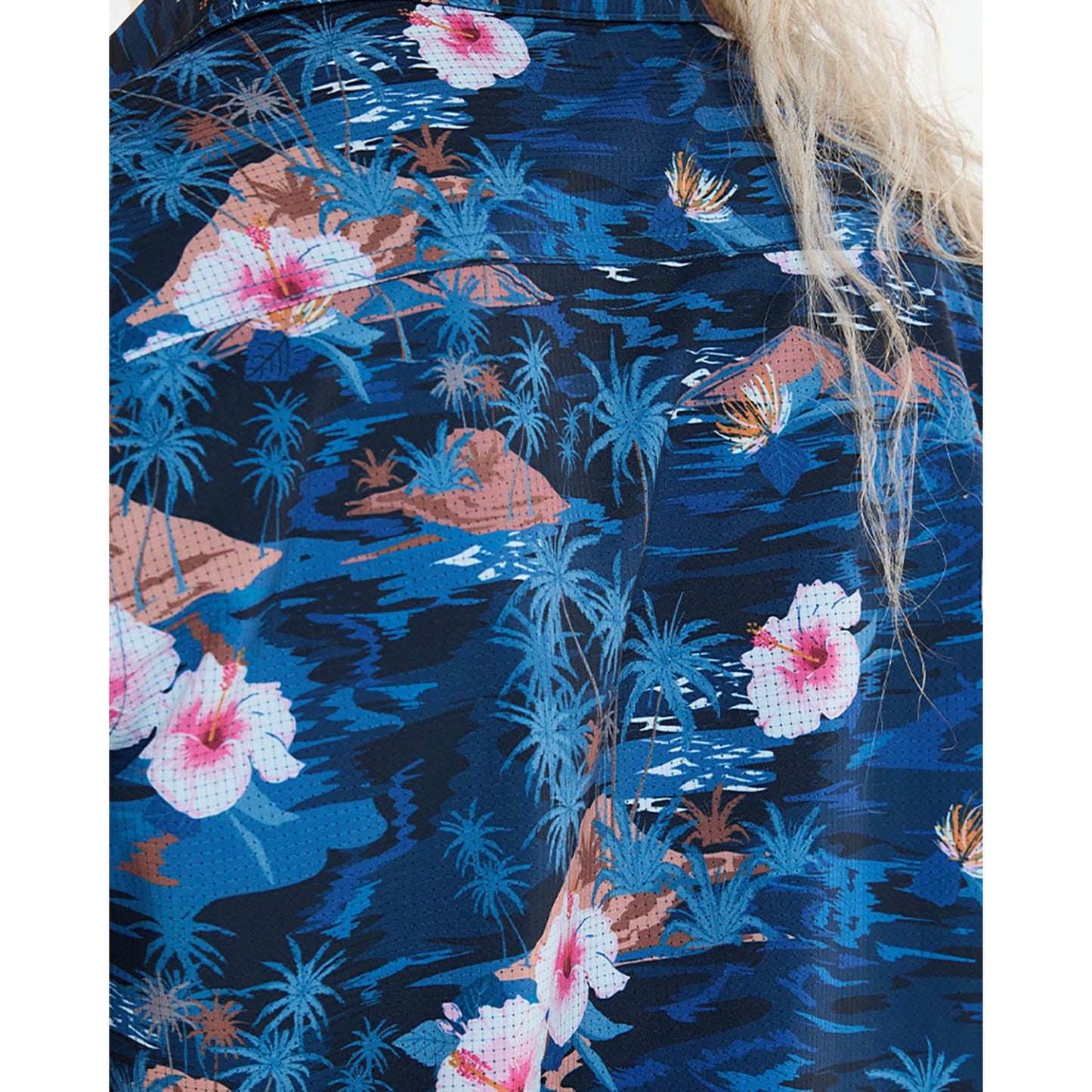Chemise Technique DHARCO TECH PARTY OASIS Femme Bleu