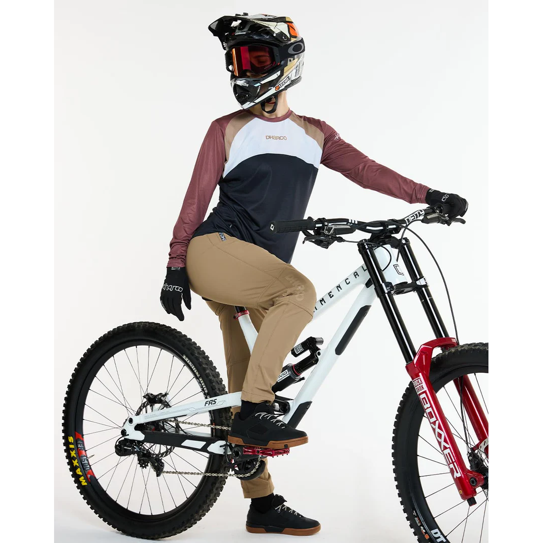 Damtröja DHARCO RACE LOTUS Långärmad Jersey Svart/Brons