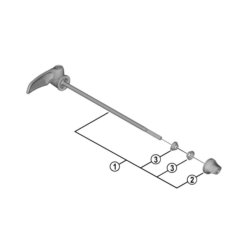 Szybkozamykacz tylnego koła SHIMANO DURA-ACE WH-R9100