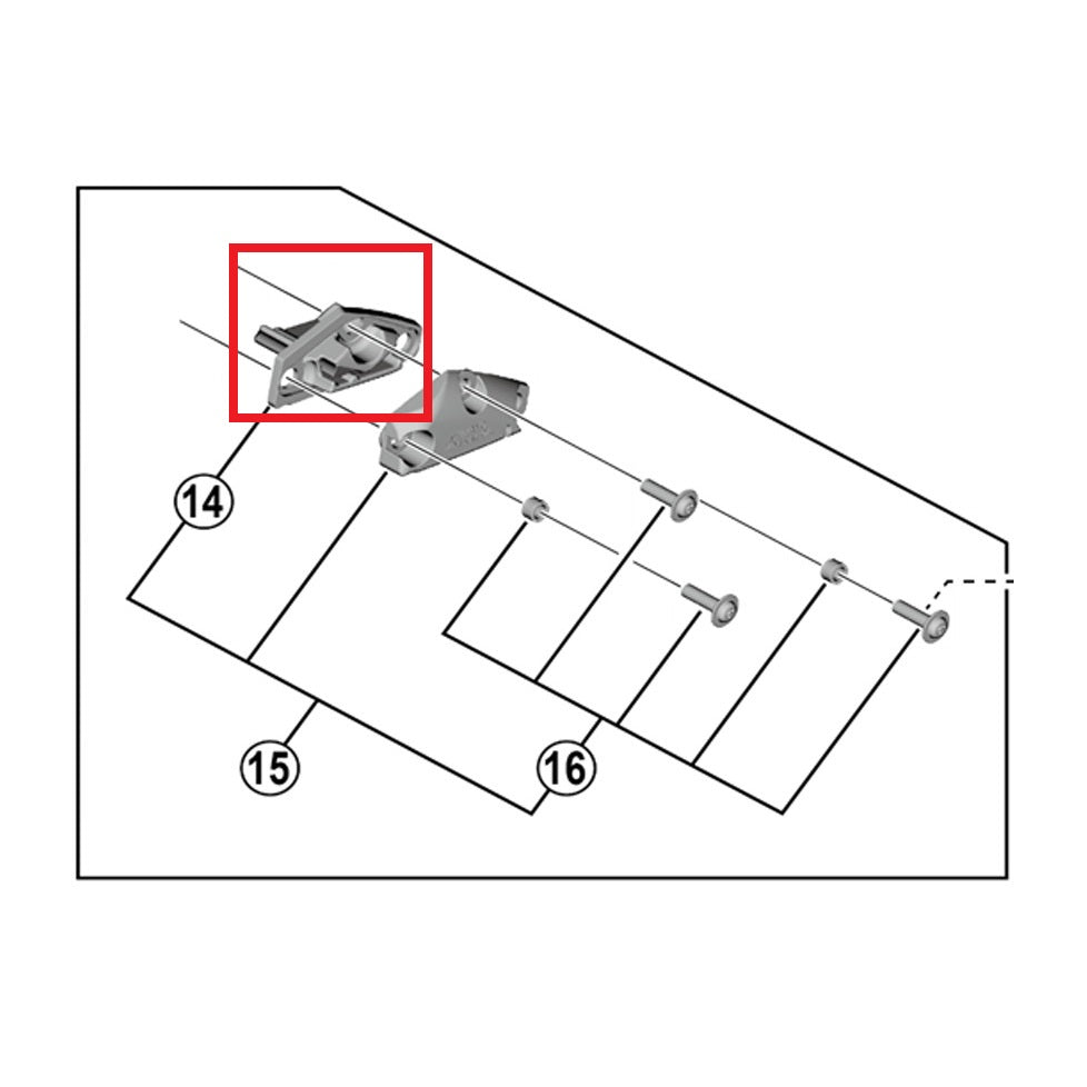 SHIMANO ST-R9120/R8025/R7020/R7025 Vänster spakhusmembran