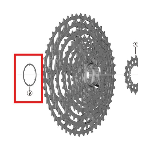 Entretoise Fine Cassette SHIMANO CS-M9100