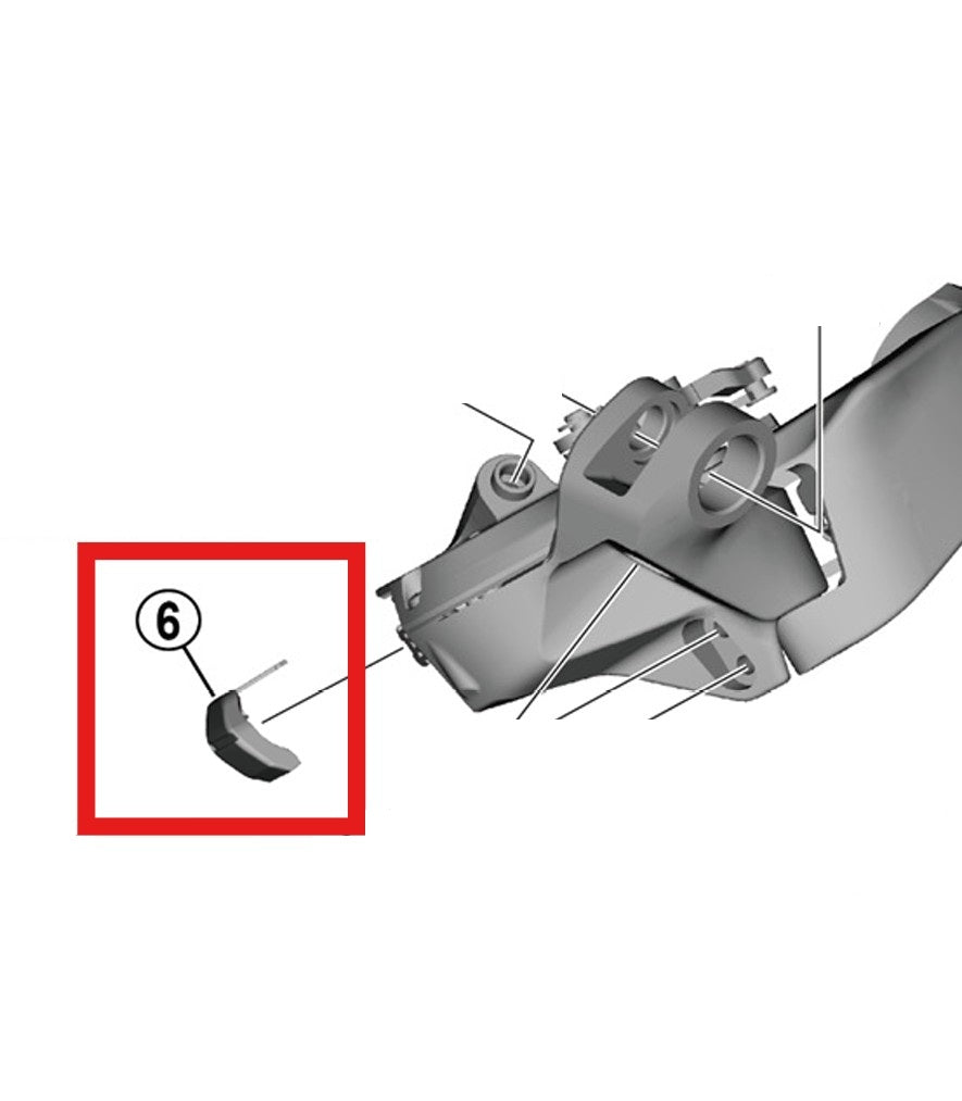 Kryt nabíjecího portu SHIMANO RD-R8150/7150/RX825