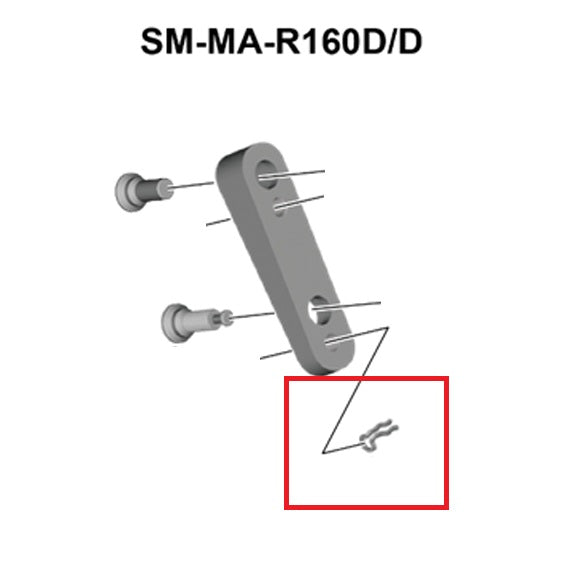 Bague de sécurité SHIMANO pour Adaptateur Flat-Mount
