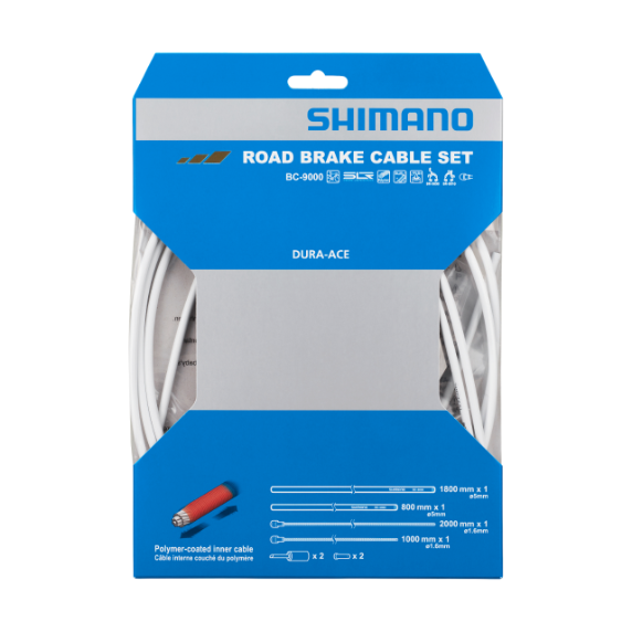 SHIMANO DURA-ACE 9000 Vit bromskabel- och slangsats