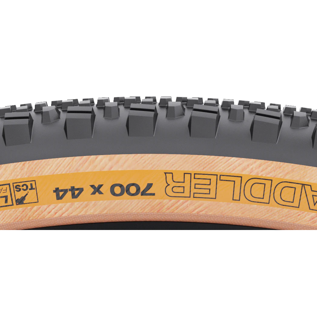 Pneu WTB RADDLER TCS LIGHT FAST ROLLING DUAL DNA SG2 700x44c Tubeless Ready Renforcé Beige