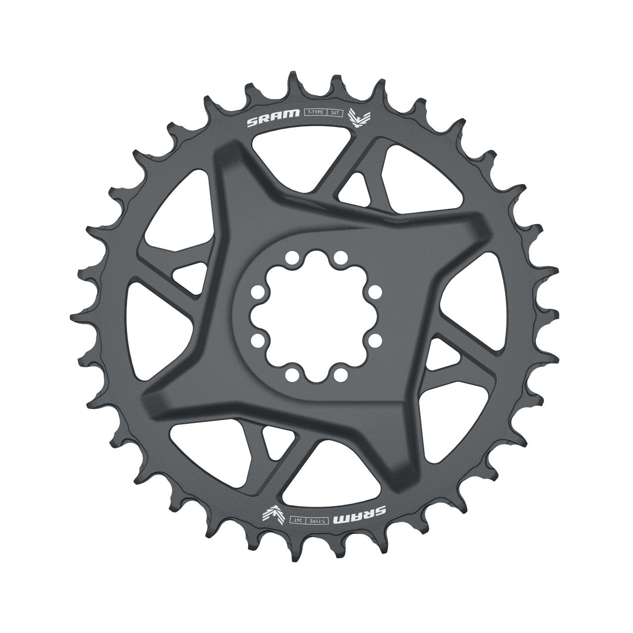 SRAM GX T-Type EAGLE BOOST 12V DM Offset 3mm Mono Kedjekrans Grå
