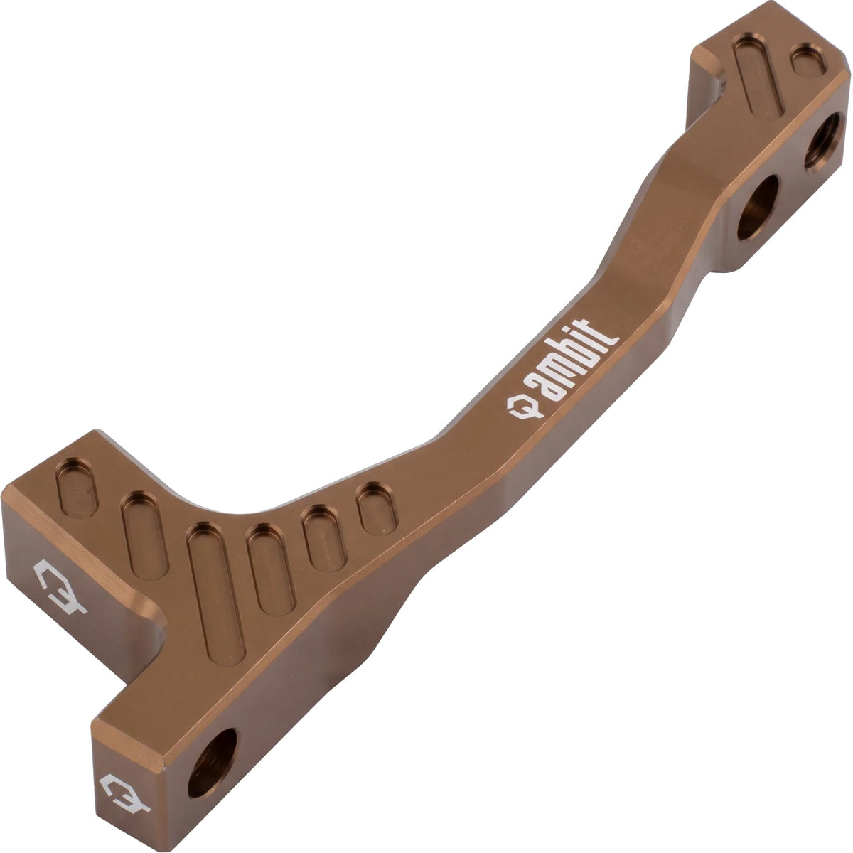 Adaptateur Etrier Avant / Arrière PM/PM AMBIT +20mm (180-200mm) Marron