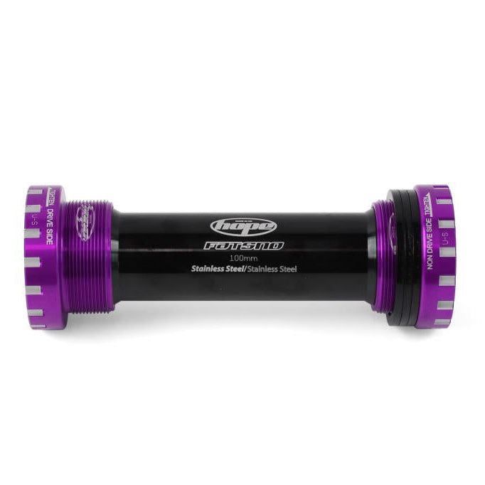 HOPE 100 mm Fat Bike 24 mm aksel krankboks #BBSSFATPU Lilla
