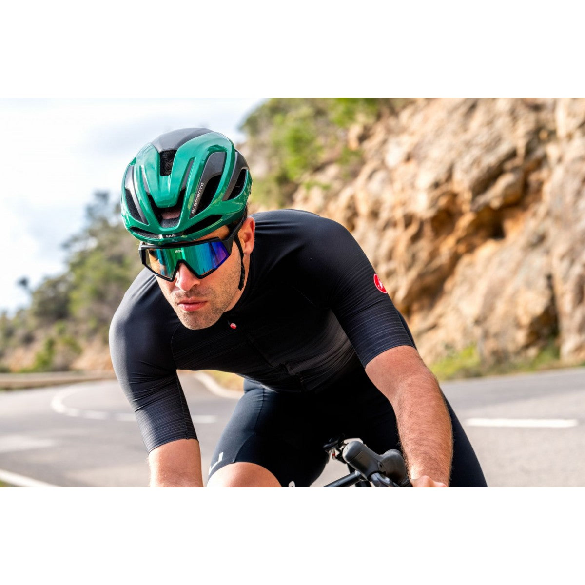 Kask szosowy KASK ELEMENTO zielony