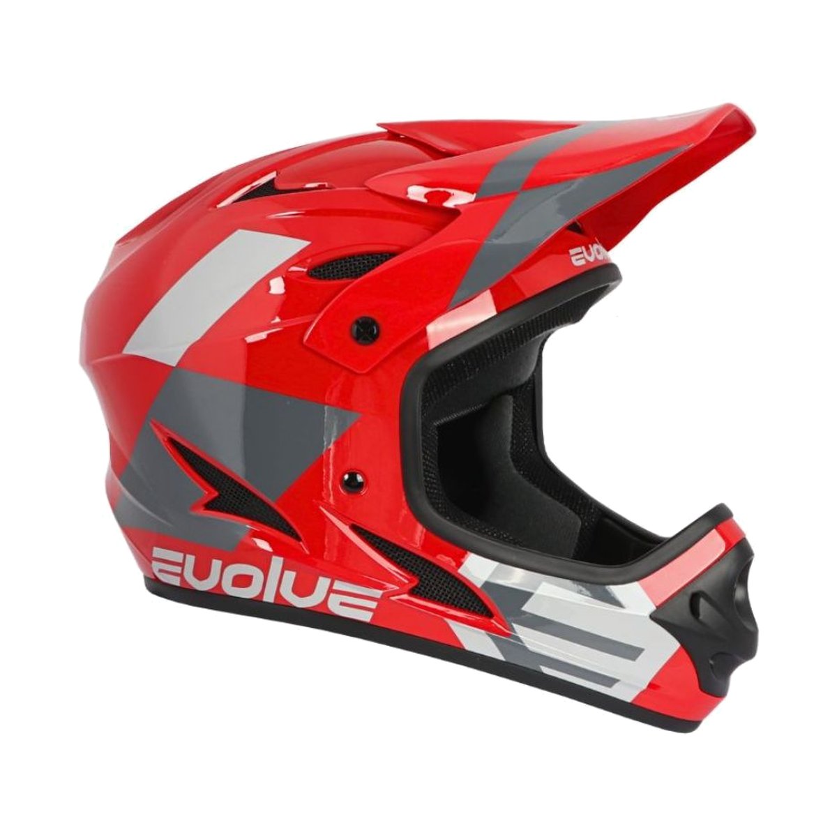 Casque Evolve Storm rouge et gris