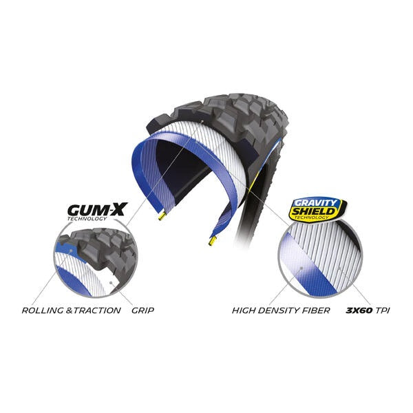 MICHELIN FORCE AM2 Competition Line 29x2.40 Tubeless Ready Soft-dæk