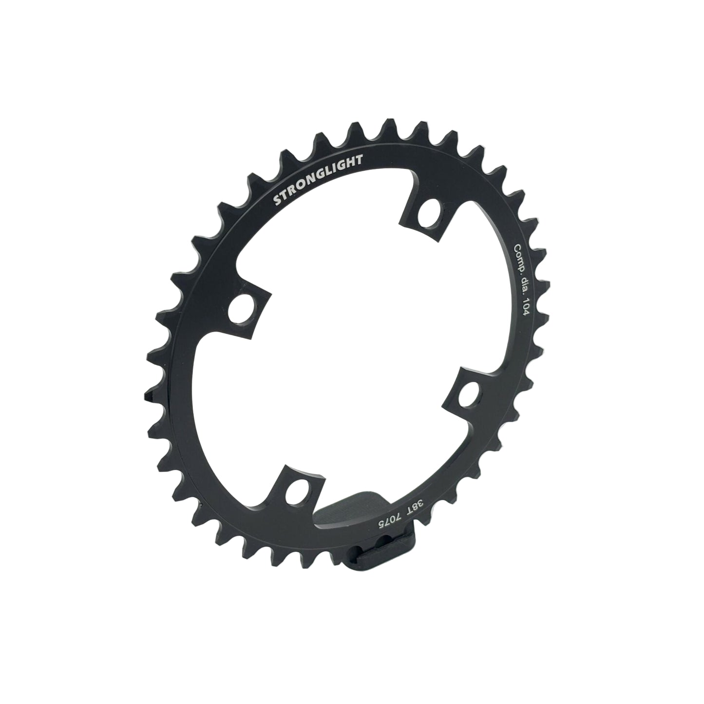 STRONGLIGHT BOSCH GEN1/GEN3 1V/8V/9V/10V Alu Mono kædehjul Med alle 104mm spiders (Bosch, Shimano, Yamaha, Bafang, Brose ...)
