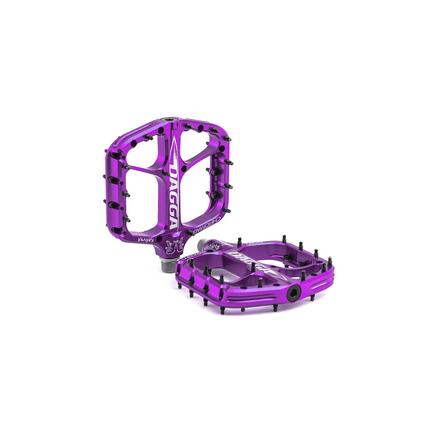CHROMAG DAGGA CHRIS KOVARIK Violet flat pedals