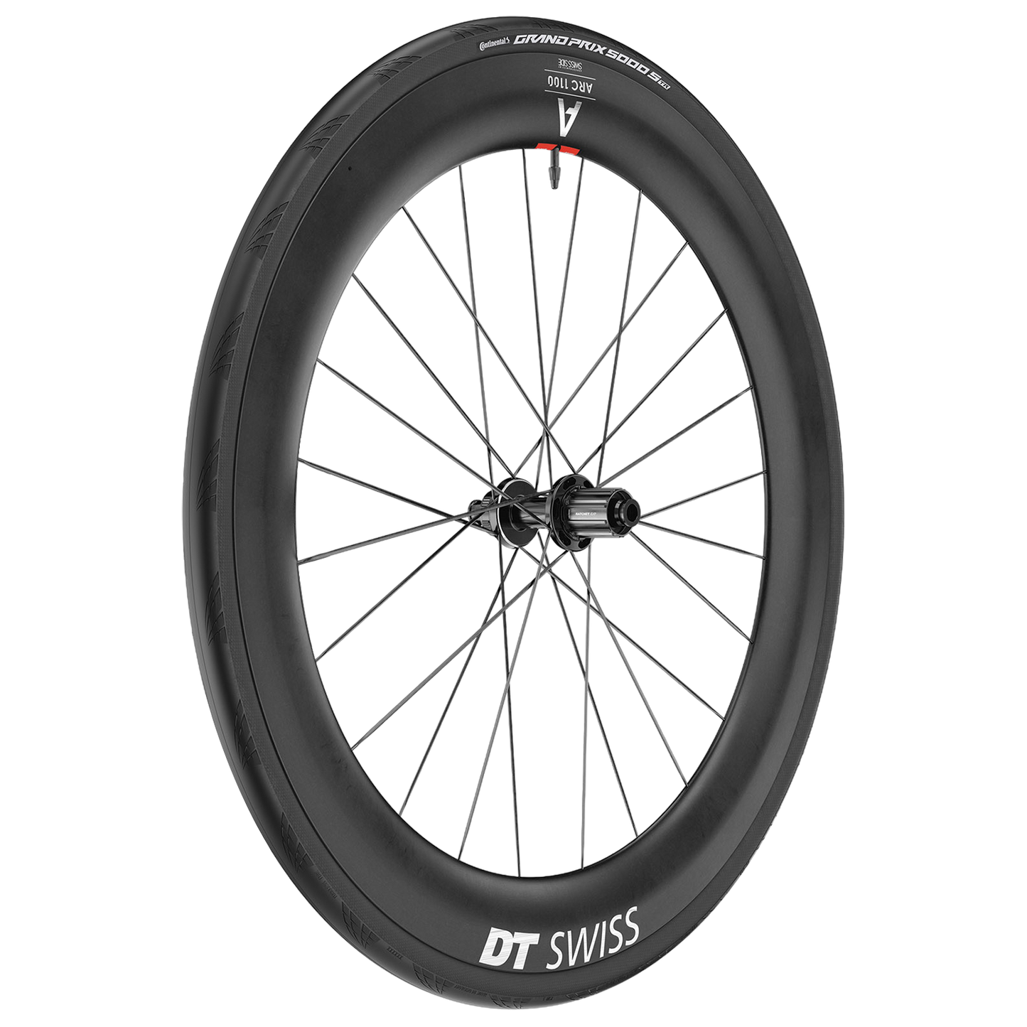 Tylne koło DT SWISS ARC 1100 DICUT WTS 55 przystosowane do jazdy bezdętkowej (centralna blokada)