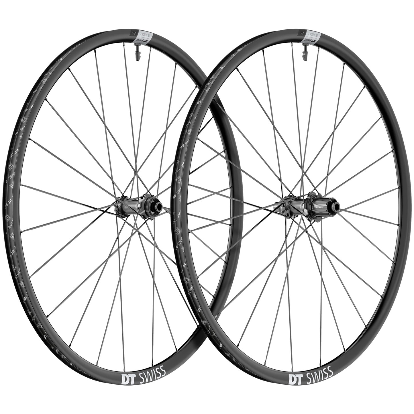 Par DT SWISS E 1800 SPLINE 23 DISC Tubeless Ready-hjul (centerlås) 2024