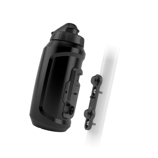 Zestaw bidon i koszyk na bidon FIDLOCK TWIST COMPACT BIKE BASE 750 ml Czarny