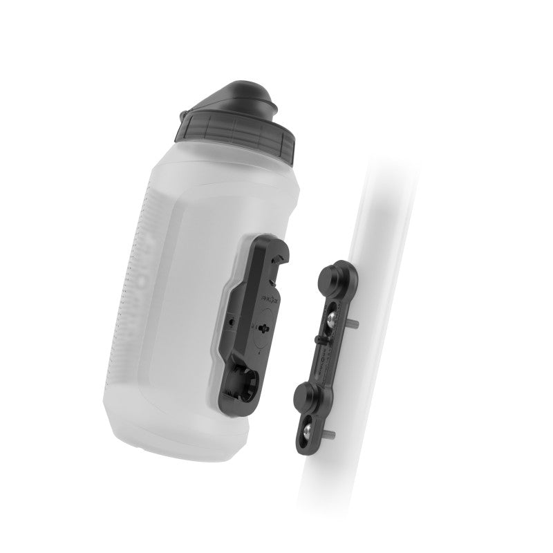 Flaske- og flaskeholdersæt FIDLOCK TWIST COMPACT BIKE BASE 750 ml Transparent