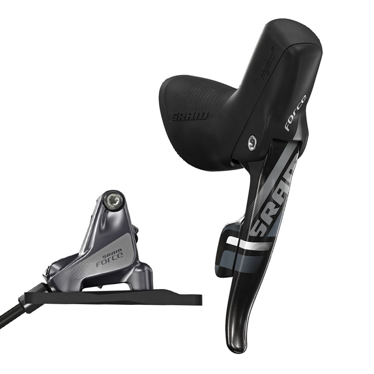 SRAM FORCE 22 11V Flat Mount Discless Straight Lever og bageste caliper