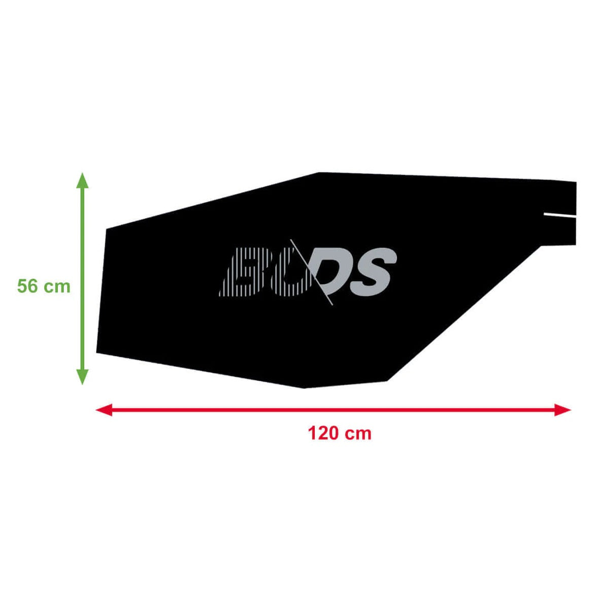 BUDS FRAME PROTECT MAXI Integrerat skyddshölje för cykelram för landsväg/mountainbike Svart
