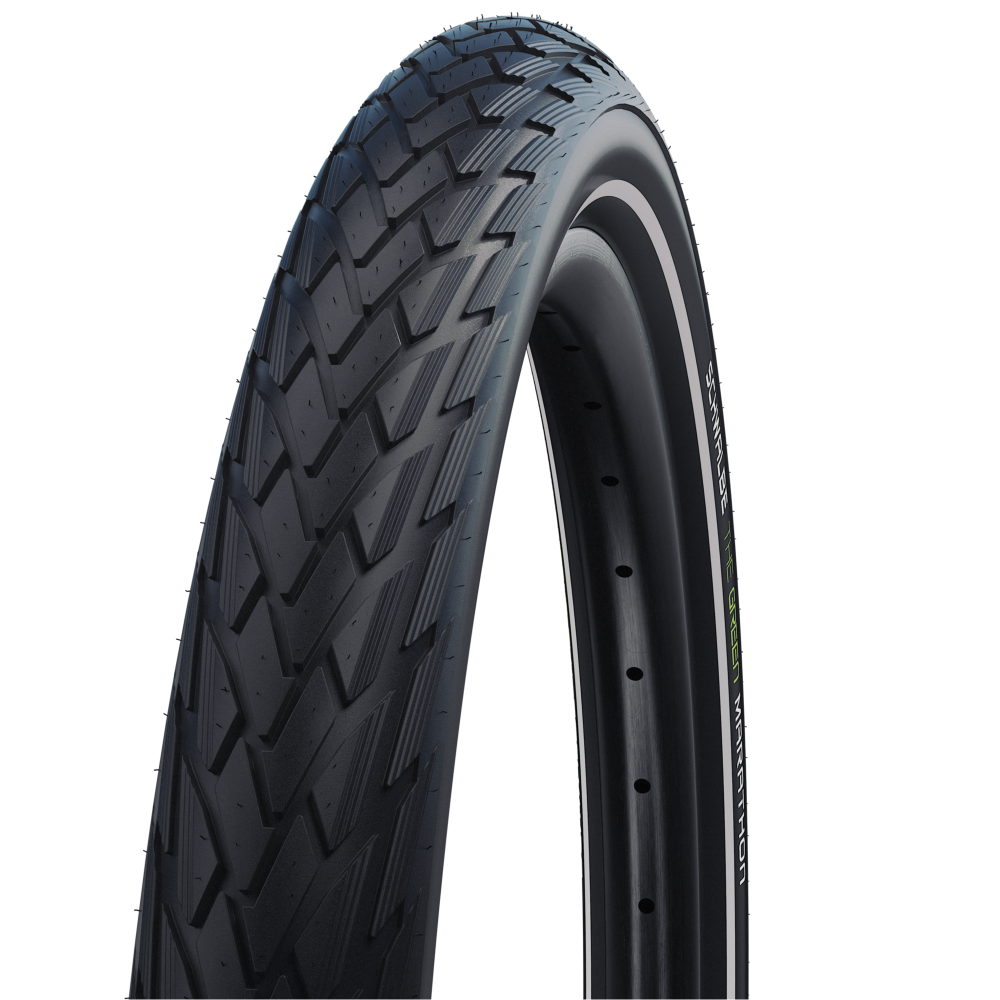 Pneu SCHWALBE GREEN MARATHON 27.5x2.15  ADDIX ECO GreenGuard Tubetype Rigide
