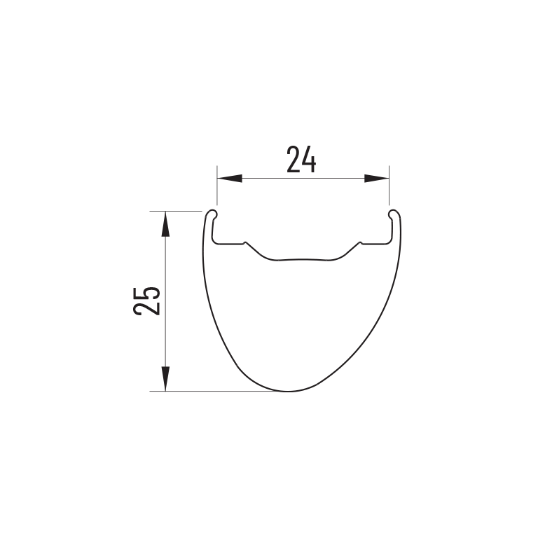 Pár kol MICHE GRAFF Tubeless Ready (Center Lock)