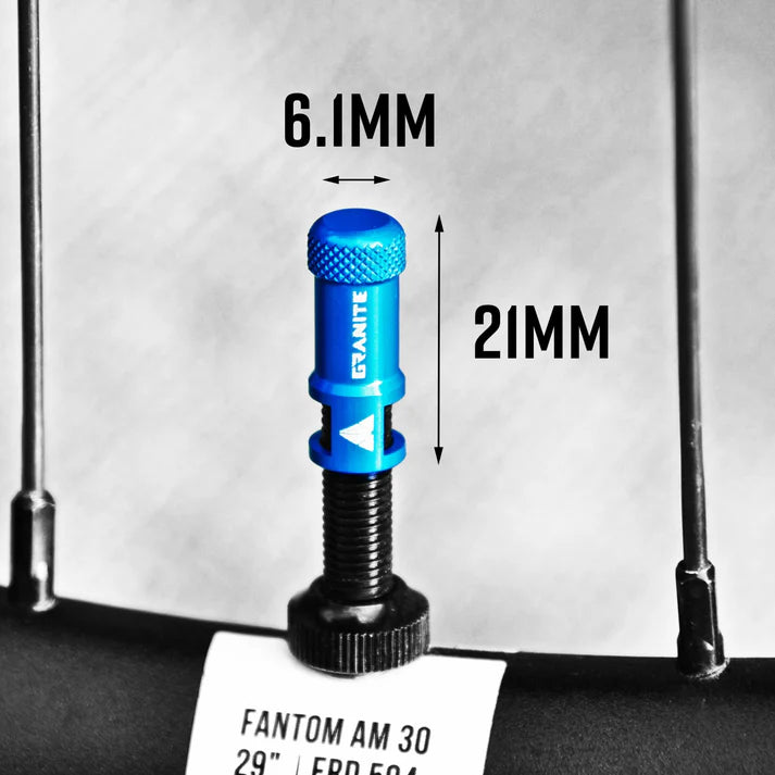 Granite Design Juicy Nipple Odstraňovač uzávěrů ventilů (x2) Modrý