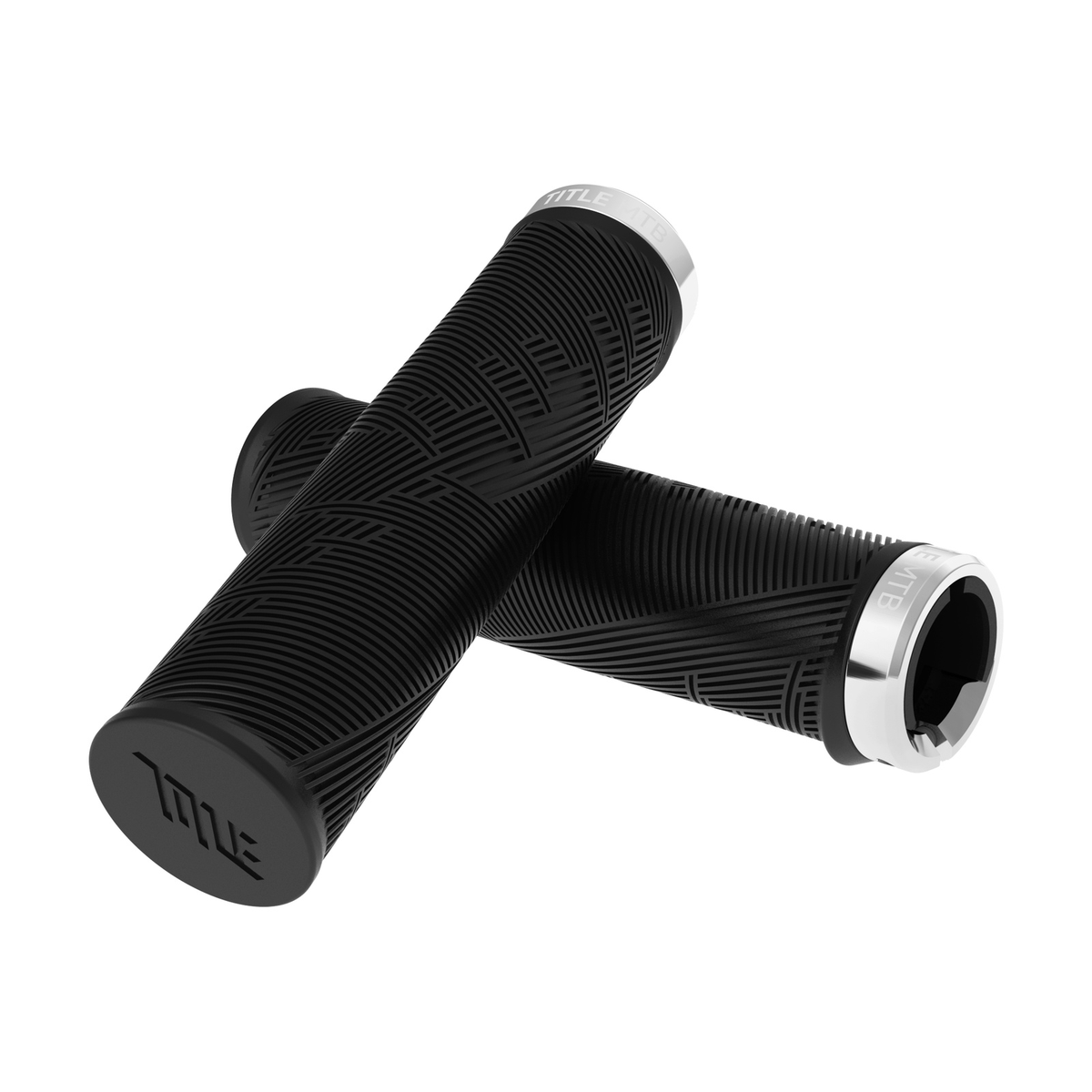 Grips Title MTB FORM Lock-On XL Noir à collier chromé - vue détaillée
