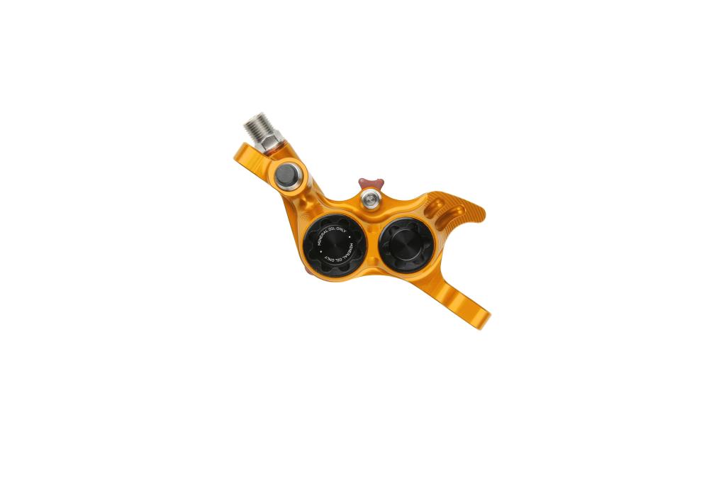 Bremsekaliber HOPE RX4+ SL PM 4 stempler Mineral Orange