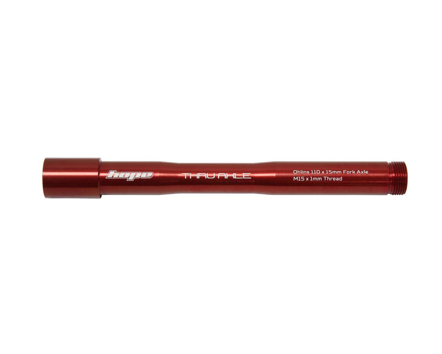 Oś przedniego koła HOPE do widelców OHLINS RXF34/RXF36/RXF38 czerwona