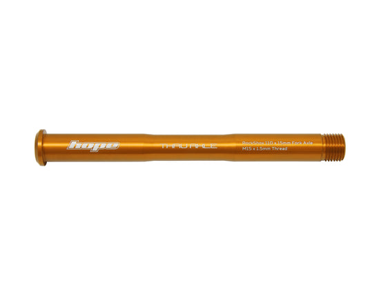 HOPE forhjulsaksel til ROCKSHOX Pike/Lyric/Zeb-gaffel Orange