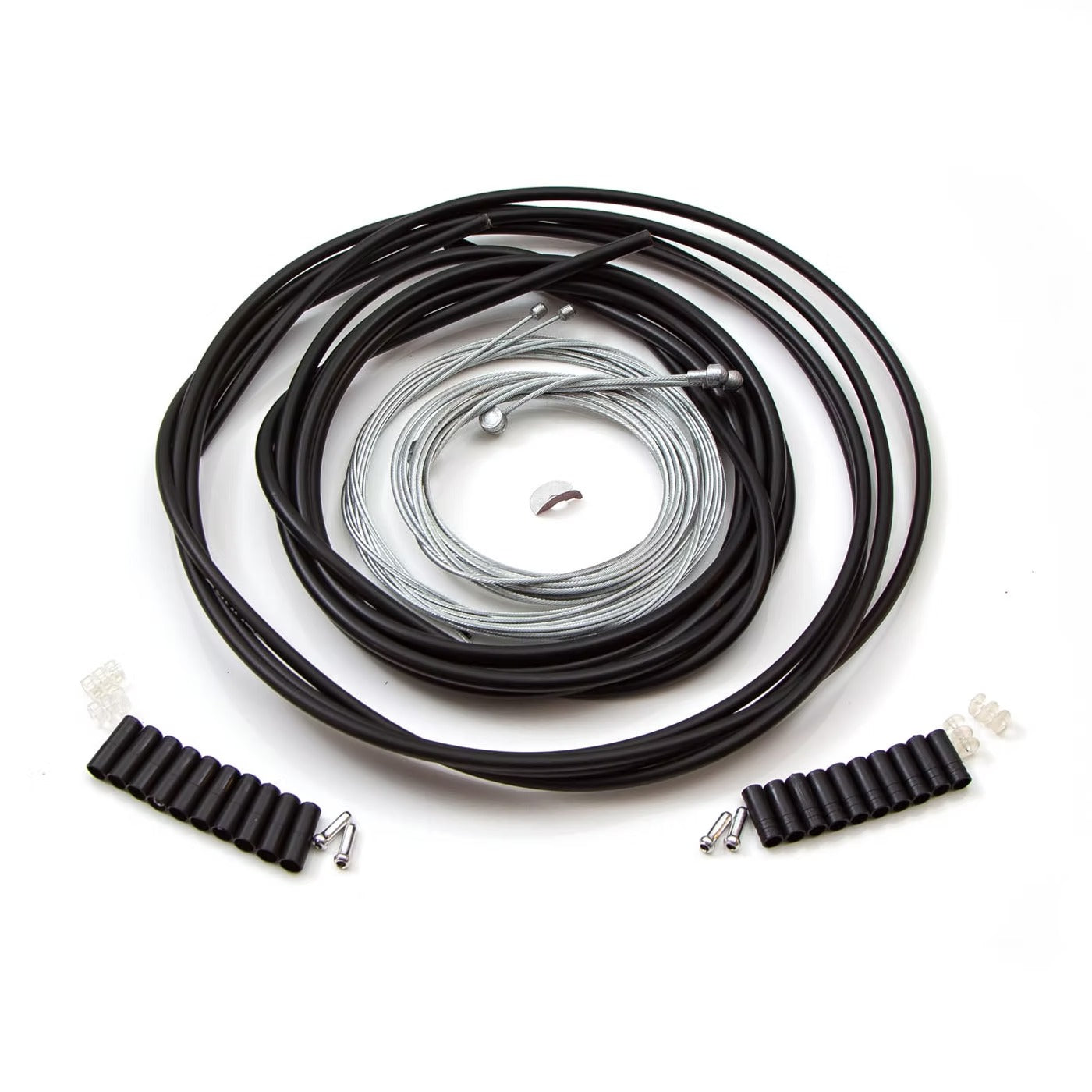 Sada lanek a hadic přehazovačky a brzdy CLARKS z nerezové oceli