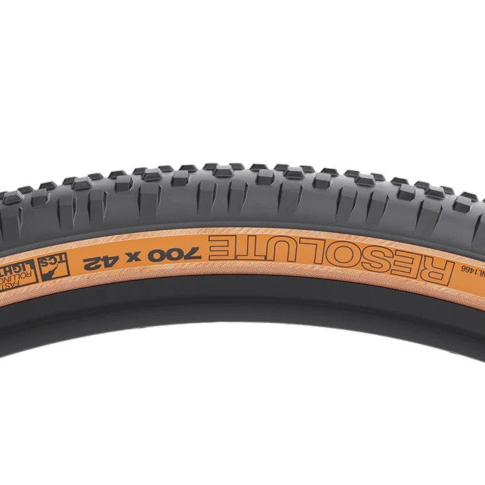 Pneu WTB RESOLUTE TCS LIGHT FAST ROLLING DUAL DNA SG2 120tpi 700x42c Tubeless Ready Beige