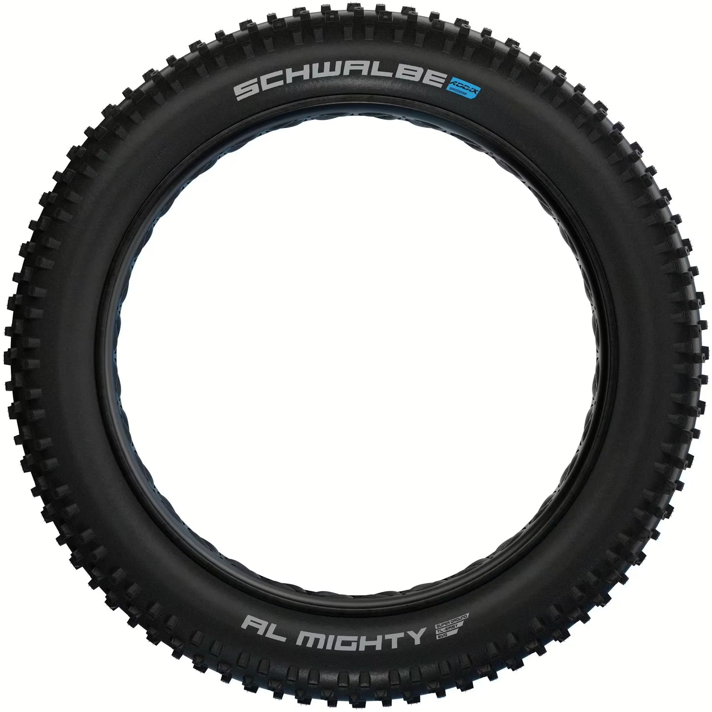 Opona SCHWALBE Al MIGHTY SuperGround Addix 26x4,80 Tubeless Easy, miękka, czarna
