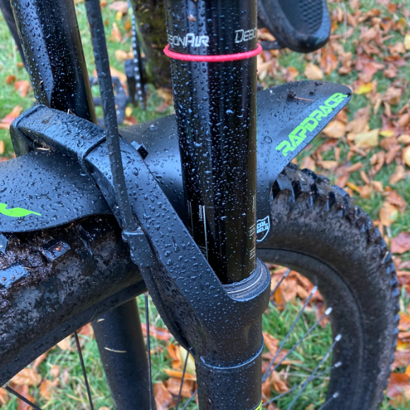 RRP EnduroGuard Standard-skærm (gafler 80 til 120 mm) Sort/turkis