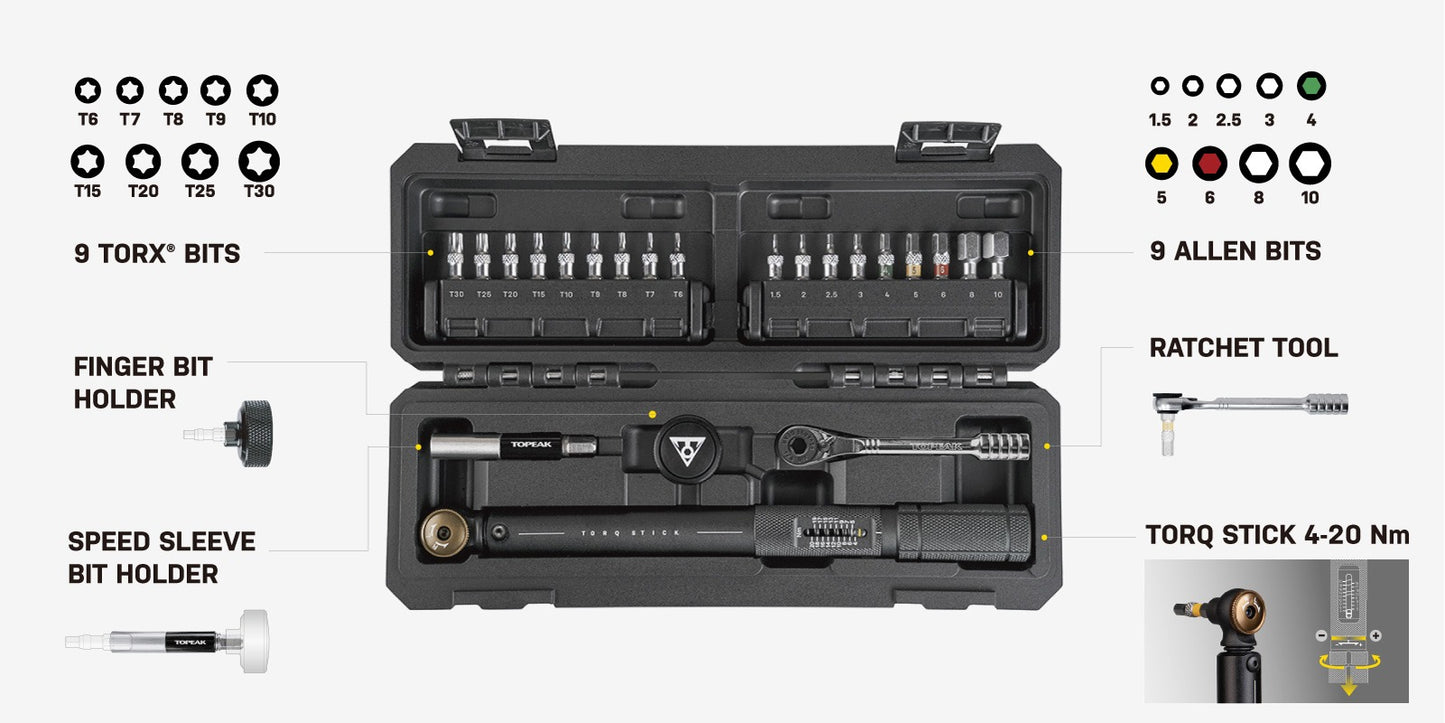 Klucz dynamometryczny Torq TOPEAK STICK PRO (4-20 Nm)