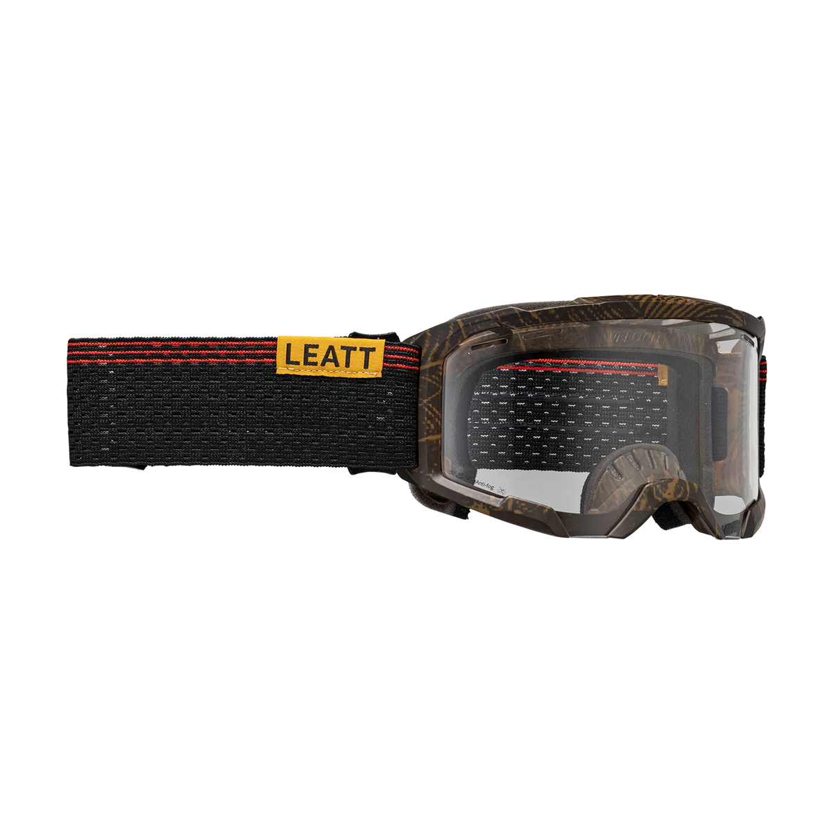 Masque LEATT VELOCITY 4.0 MTB X-FLOW Marron Écran Transparent