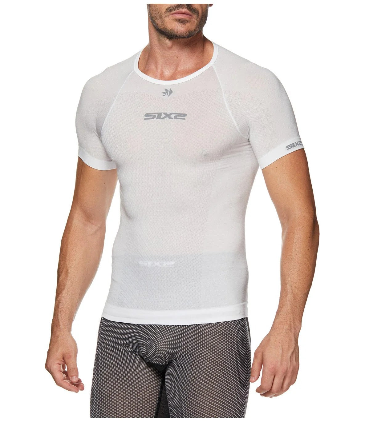 SIXS TS1L BT kortærmet undertøj Carbon White