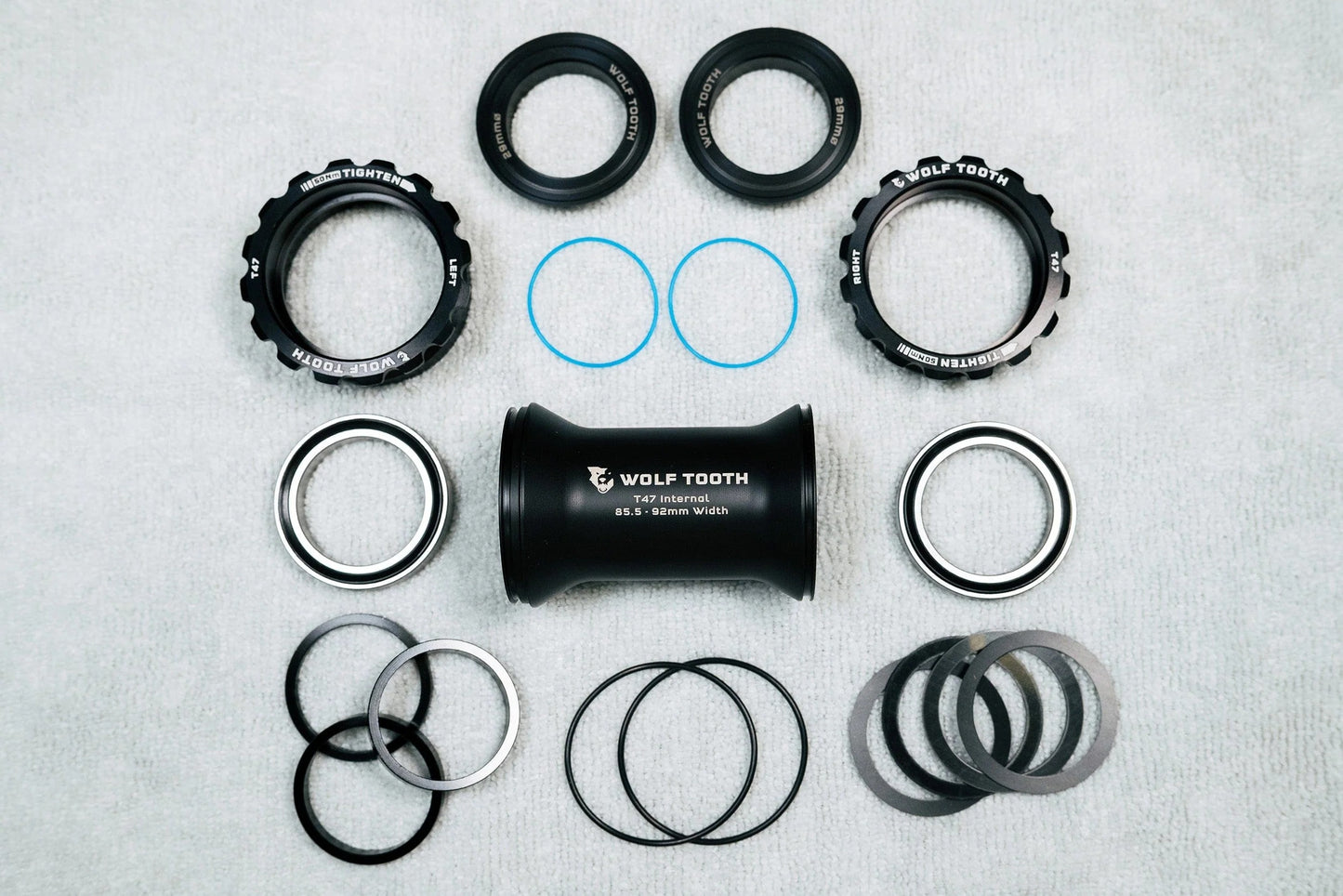 WOLFTOOTH T47 30 mm sort kranksæt