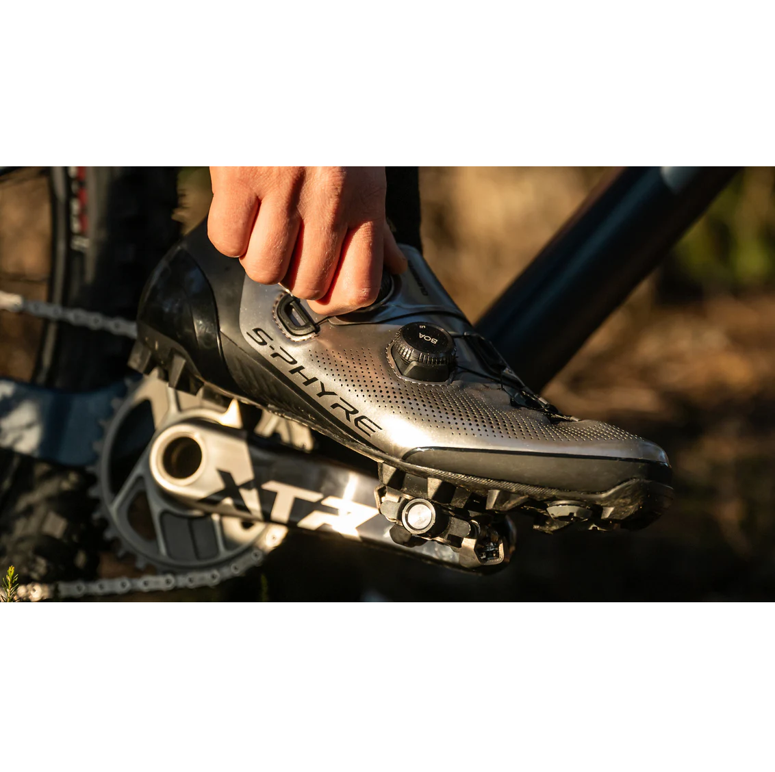 MTB boty SHIMANO XTR XC903S S-PHYRE Silver - limitovaná edice
