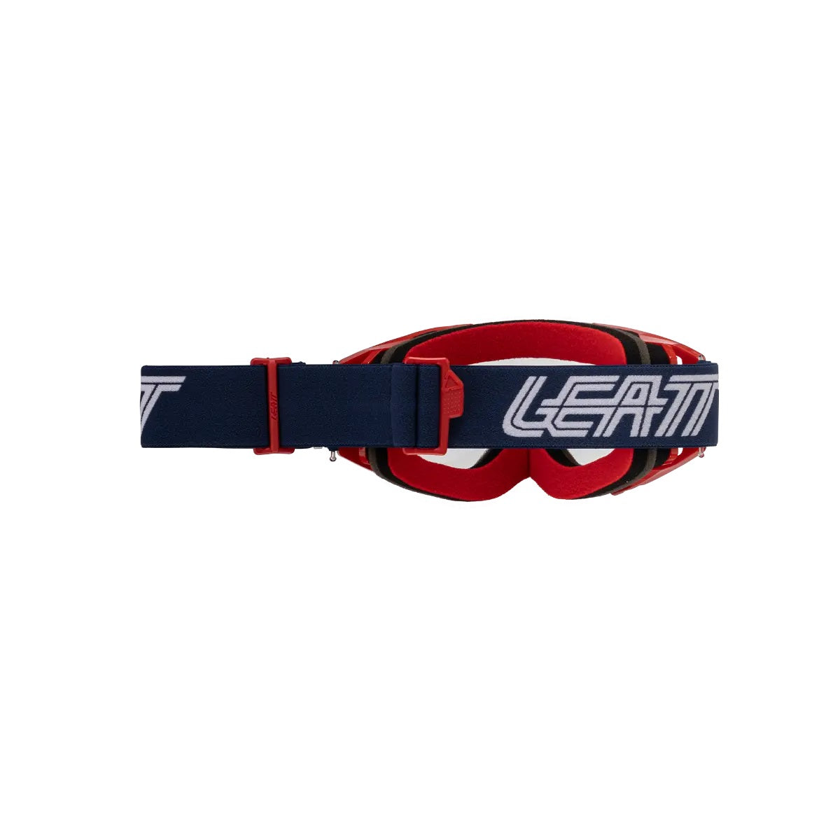 LEATT VIZION 3,5 maska červená/modrá průhledný štít
