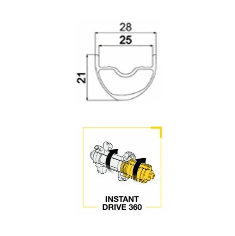 Pár kol MAVIC ALLROAD 1 DISC Tubeless Ready (Center Lock)