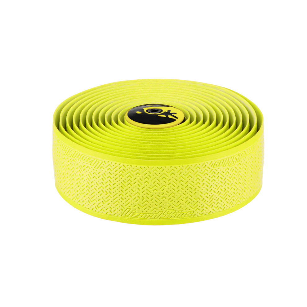 Taśma na kierownicę LIZARD SKINS V2 w kolorze fluorescencyjnym żółtym