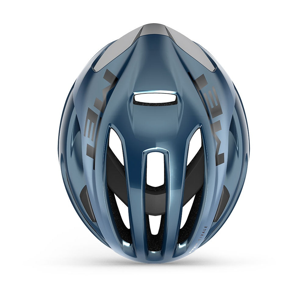Kask szosowy MET RIVALE MIPS srebrny