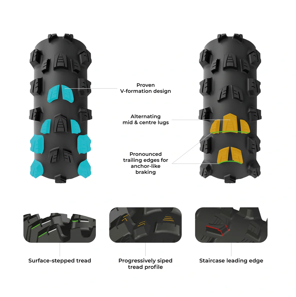 Pneu VITTORIA MOSTRO ENDURO RACE  29x2.6 Graphene/Silica Tubeless Ready Souple Noir