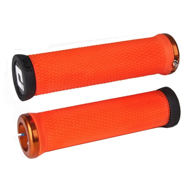 Chwyty ODI ELITE MOTION V2.1 Lock-on 130 mm pomarańczowe