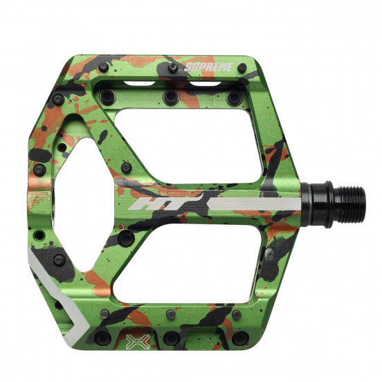 HT COMPONENTS ANS10 Camo Green fladpedaler