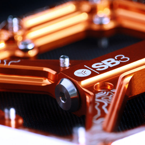 SB3 SPECTRUM Orange plattpedaler