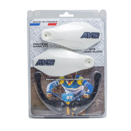 AVS BASIC handskydd (plastflik) Vit
