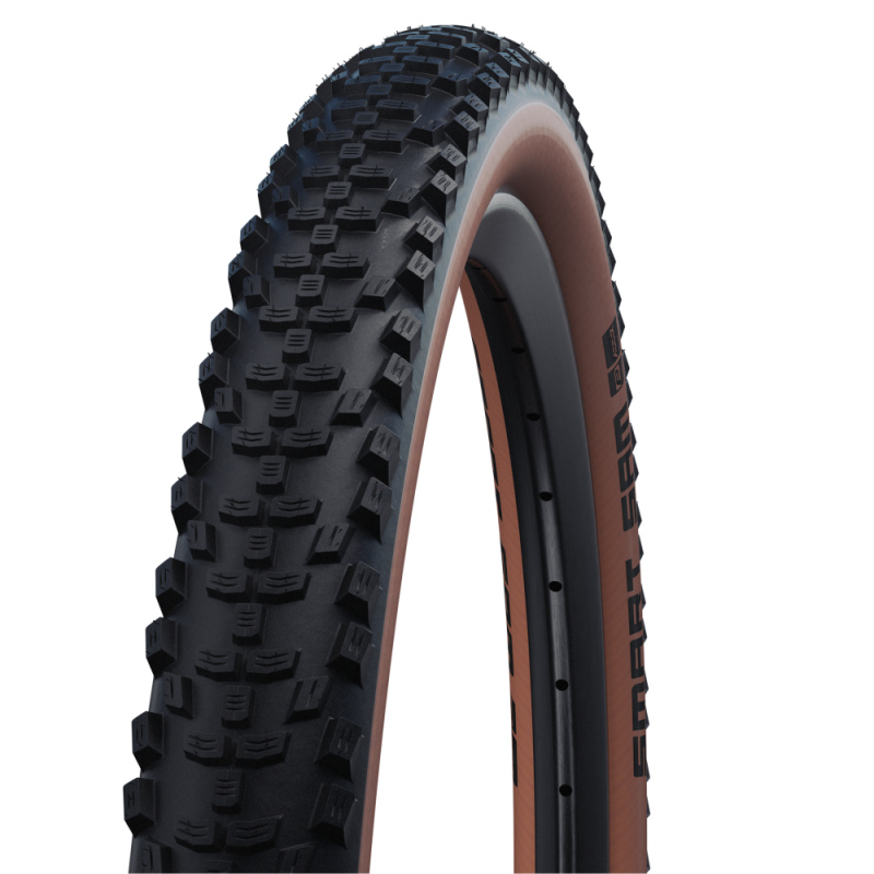 SCHWALBE SMART SAM 29x2.60 ADDIX PERFORMANCE RACEGUARD Opona DętkaTyp Miękka Czarny/Brązowy