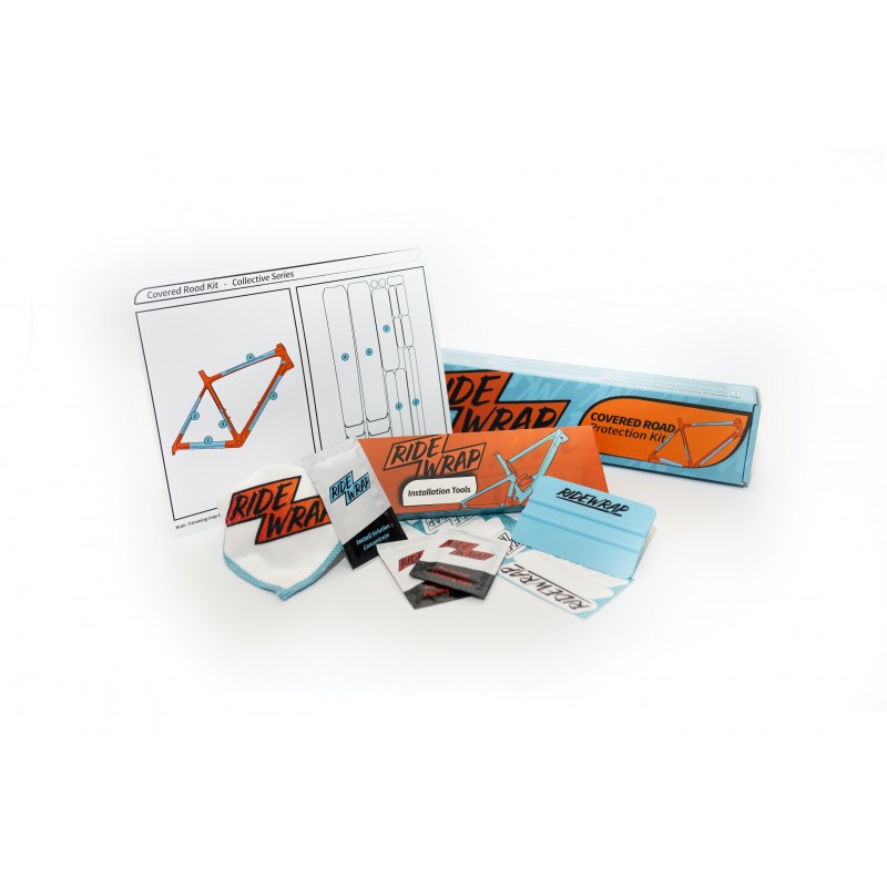 RIDE WRAP COVERED Adhesive Frame Protector Wykończenie na połysk